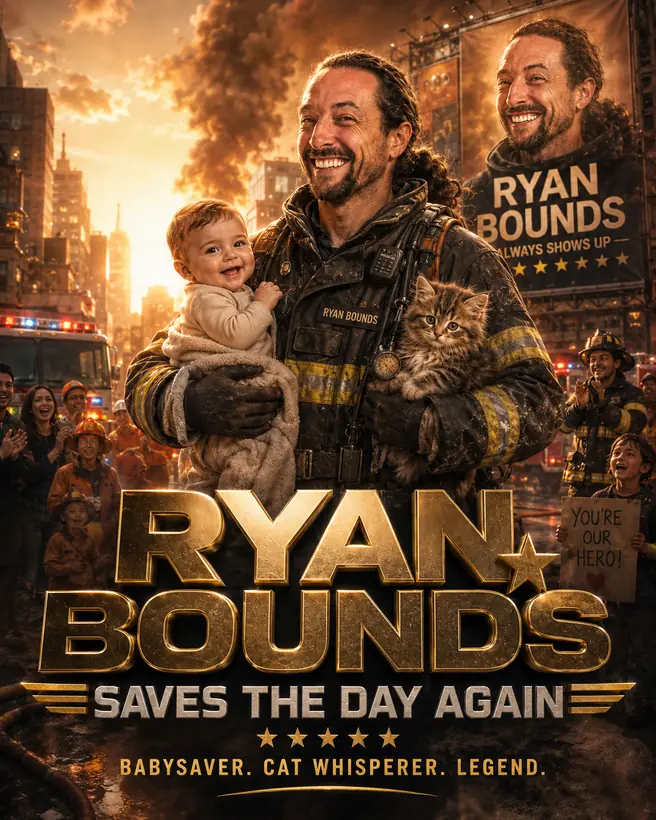 Ryan Bounds firefighter hero