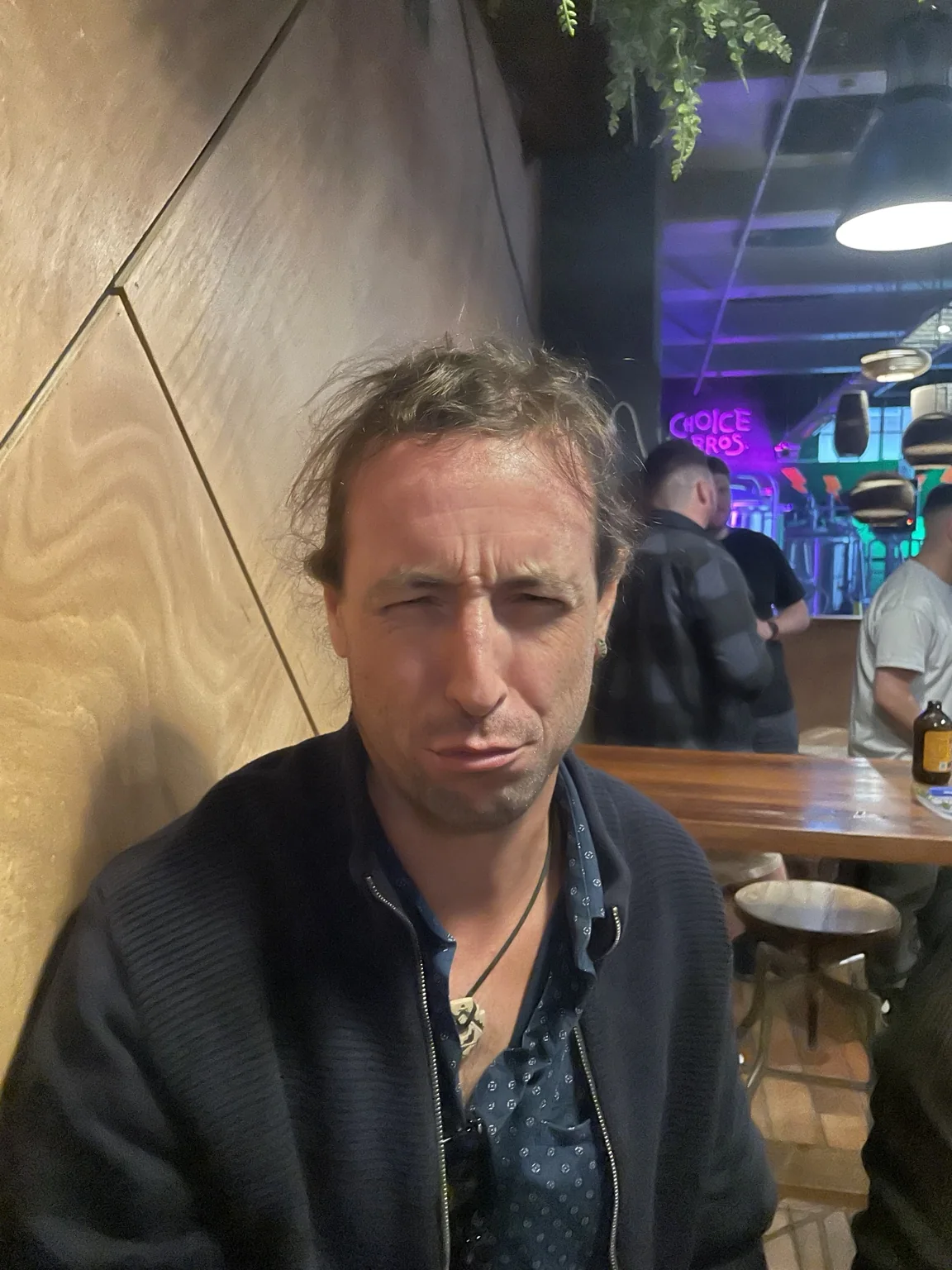 Ryan making a funny face