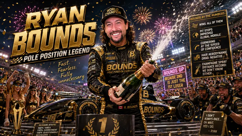 Ryan Bounds in a triumphant finale poster